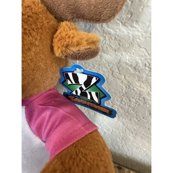 Elk Caribou Reindeer Animal Plush 11" Tall Antlers Colorado Springs  Souvenir - Picture 4 of 8